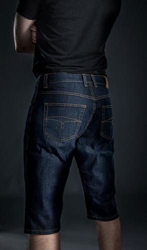 Särmä Common Denim Shorts. Earlier model with a 36 cm / 15" inseam length.