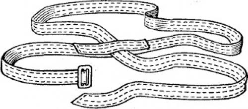 Carrying belt for wounded, surplus .