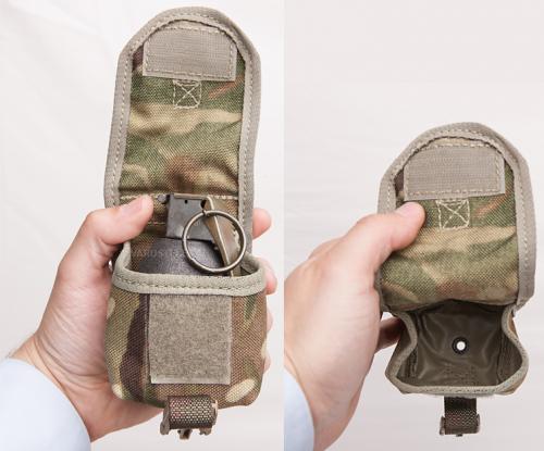 British Osprey hand grenade pouch, MTP, surplus.