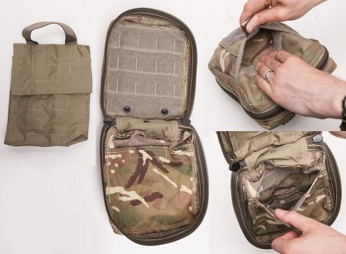 British Army Osprey IFAK pouch, MTP, surplus. 