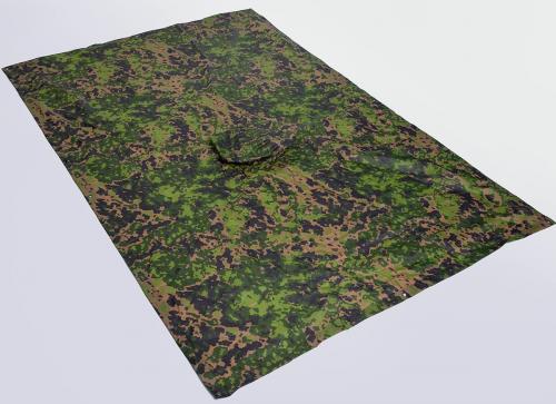 Särmä TST L6 Rain poncho, M05 woodland camo.