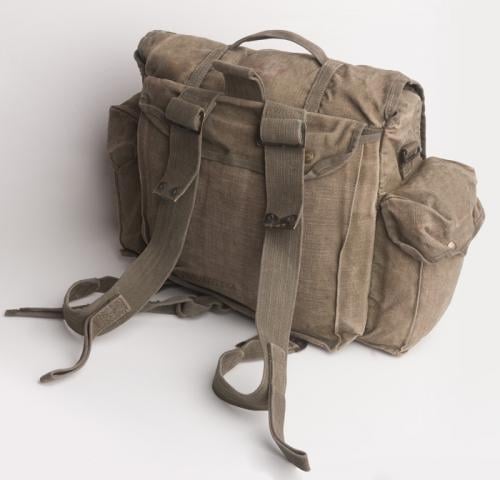 Belgian M55 Paracommando Backpack, Canvas, Surplus. 