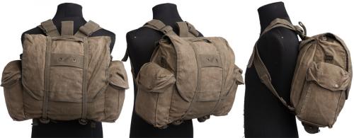 Belgian M55 Paracommando Backpack, Canvas, Surplus.