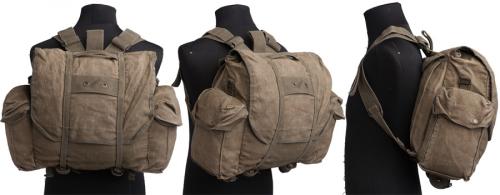 Belgian M55 Paracommando Backpack, Canvas, Surplus. 