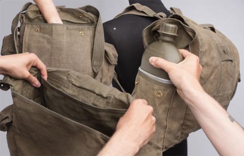 Belgian M55 Paracommando Backpack, Canvas, Surplus.