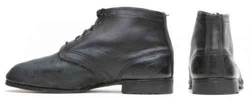 Soviet navy shoes, with leather soles, surplus.