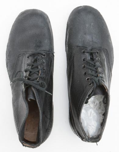 Soviet navy shoes, with leather soles, surplus. 
