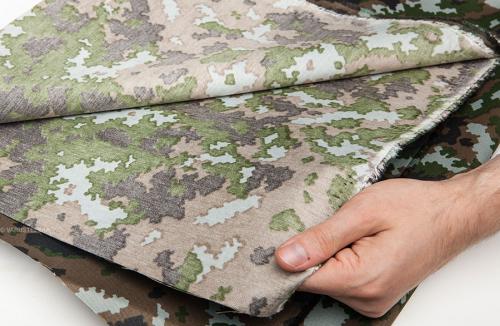 Foxa Viking Camo Fabric, M05 Winter Woodland, by the meter.