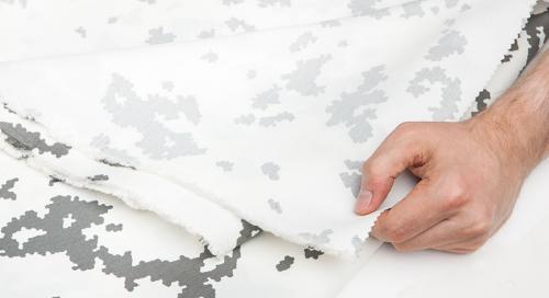 Foxa Viking Camo Fabric, M05 Snow Camo, by the meter. 