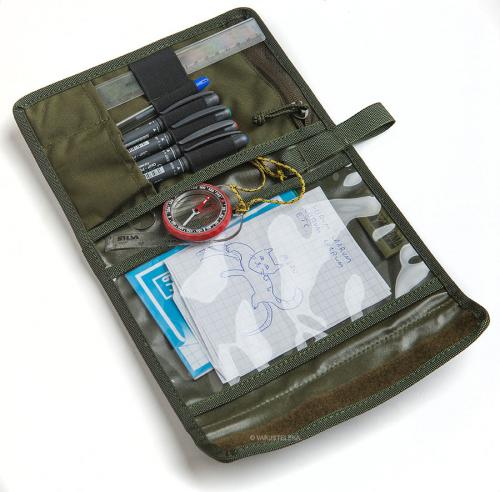 Särmä TST Map pouch. The inside features a whole lot of compartments and attachment points for all kinds of little trinkets.