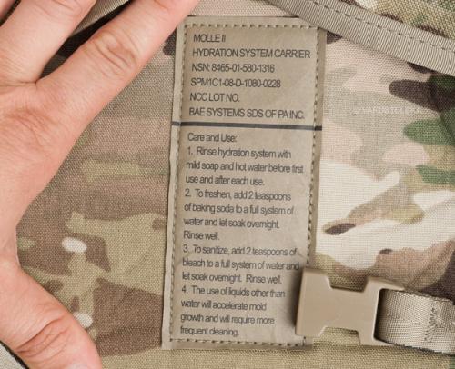 US MOLLE II Hydration Pack, OCP, surplus.