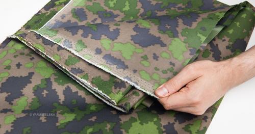 Foxa Action Camo Waterproof Fabric, M05 Woodland, by the meter.