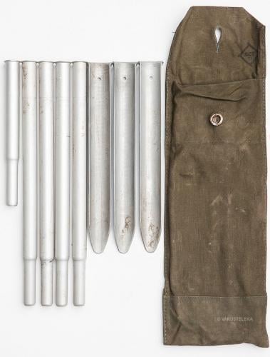 Swiss shelter half accessory set, new model, surplus.