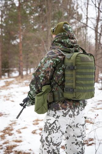 Särmä TST Equipment belt. Combat pack with the Equipment belt attached.