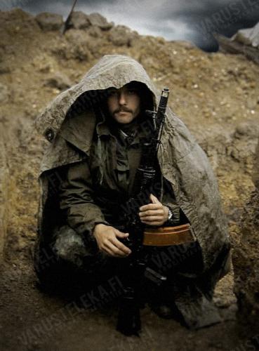 Soviet Plash-palatka, rain cape/shelter half, surplus.