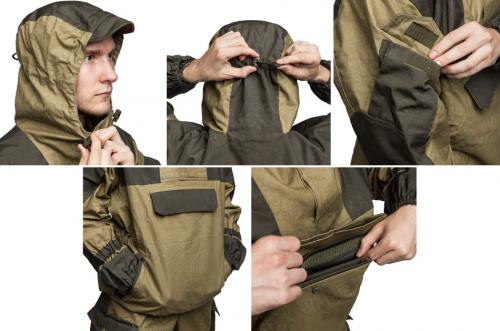 Russian Gorka 4 anorak, brown.