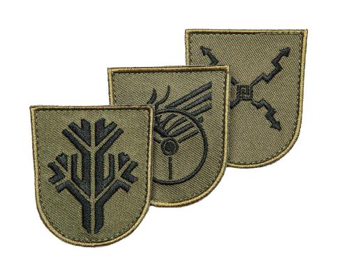Särmä TST M05 training branch insignia, subdued Särmä TST M05 training branch insignia, subdued