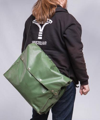 Czech large rubberized bag, surplus.