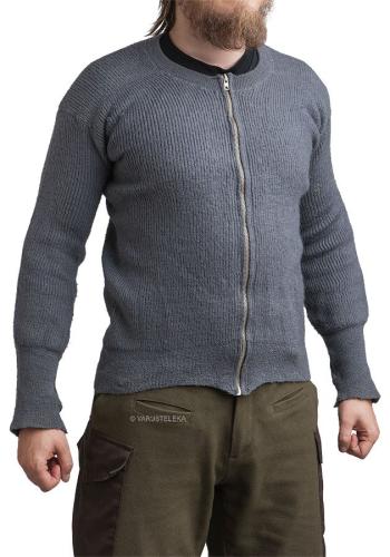 Danish sweater, with zipper, surplus.