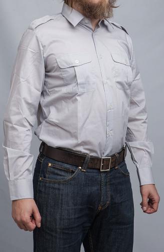 Finnish M58 dress shirt, long sleeve.