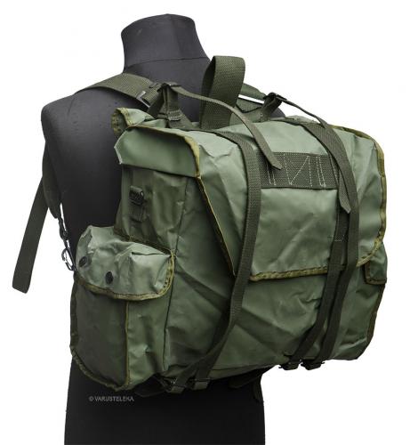 Belgian M55 paracommando backpack, rubberized, surplus.
