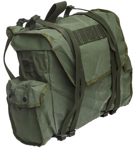 Belgian M55 paracommando backpack, rubberized, surplus Belgian M55 paracommando backpack, rubberized, surplus