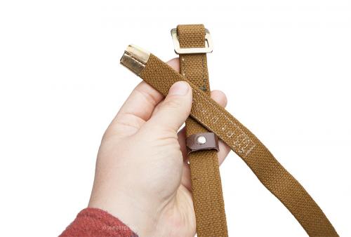 Soviet general purpose strap / trouser belt, cotton, surplus.