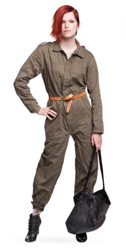 Dutch Work Overalls, Green, Surplus.