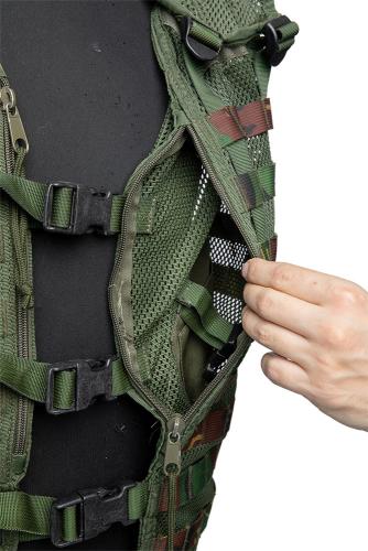 Dutch Modular Combat Vest, Surplus. A holster inside.
