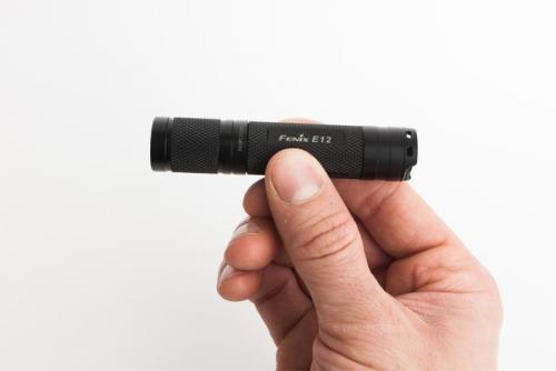 Fenix E12 flashlight. Plenty of power in a convenient size.