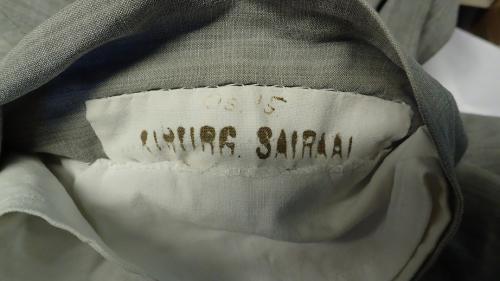 Lotta-Svärd uniform #1. "KIRURG. SAIRAALA" or "Surgical hospital".