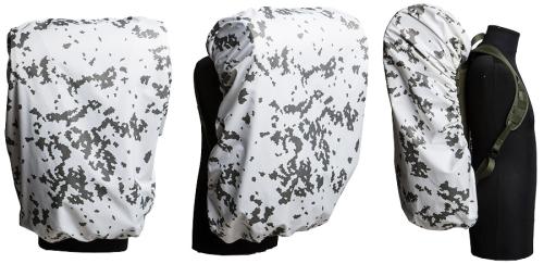 Särmä TST Backpack Rain Cover. Large cover and Finnish military M05 small backpack.