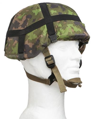 Finnish M05 helmet cover, woodland/snow camo, surplus Finnish M05 helmet cover, woodland/snow camo, surplus