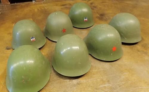 JNA steel helmet, surplus.