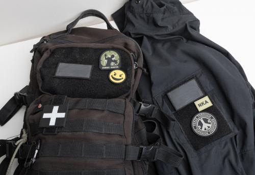 NKA (No Known Allergies) PVC morale patch.