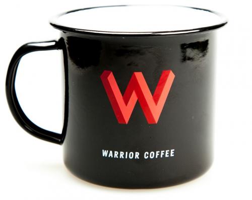 Warrior Coffee enamel mug Warrior Coffee enamel mug