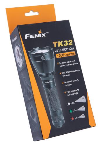 Fenix TK32 flashlight. 