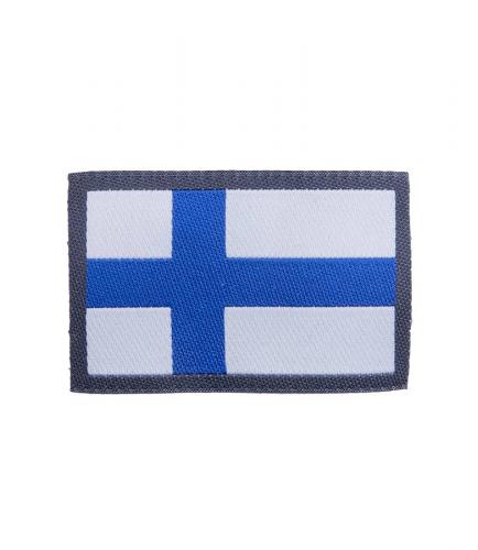 Finnish flag patch, sew-on model Finnish flag patch, sew-on model