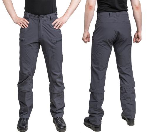 Särmä Zip-off trousers. This person is 175 cm tall with a 84 cm waist, trouser size is Small