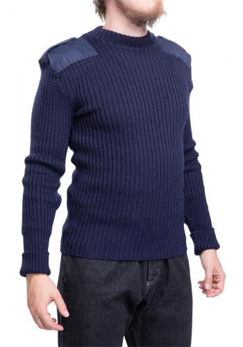 Finnish M83 Sweater, Blue, New Factory Surplus.