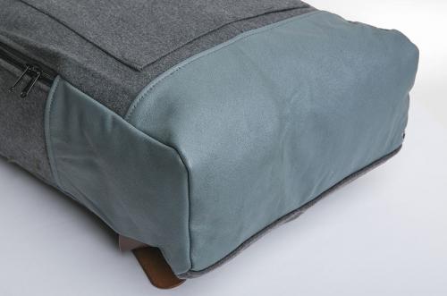 Jämä wool backpack. Leather reinforced model.