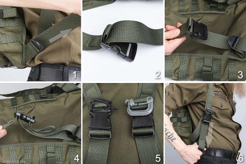 Savotta Jääkäri S backpack. The shoulder strap Leka-hack (instructions at the end of the text)
