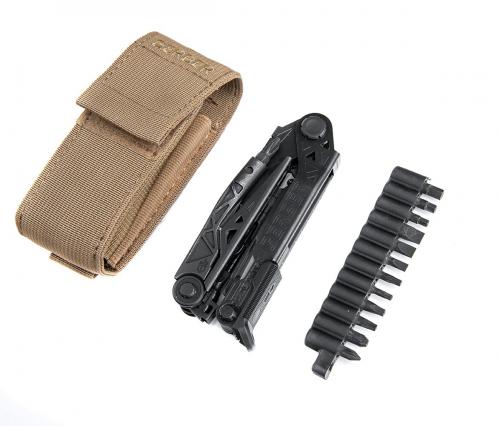 Gerber Center-Drive multitool. Comes with a PALS pouch and a bit kit.