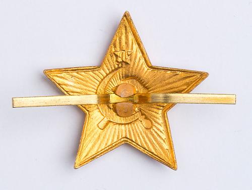 Soviet enlisted mens red star cockade. 
