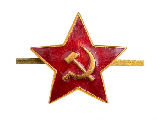 Soviet enlisted mens red star cockade Soviet enlisted mens red star cockade