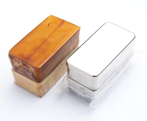 Czech surgeon's tin. The boxes may have been sealed with a wax-like protector.