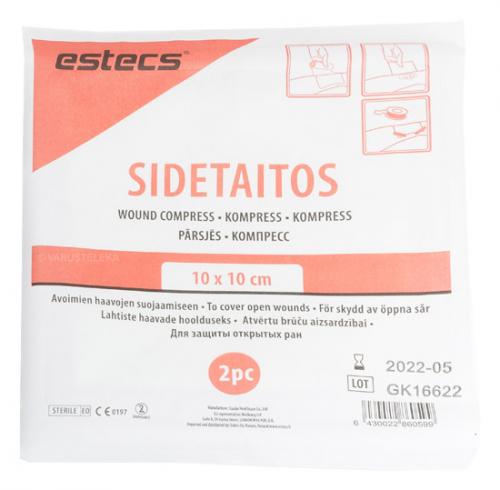 Estecs Wound Compress Pad, 2-Pack Estecs Wound Compress Pad, 2-Pack