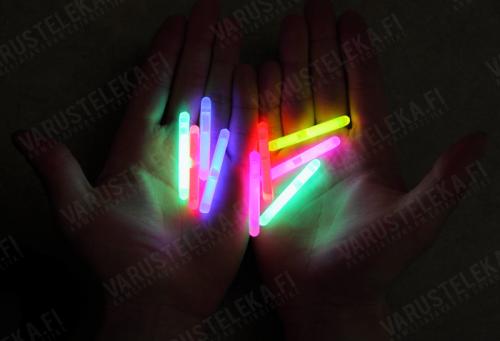 Mini light sticks, 10-Pack, assorted colours. 