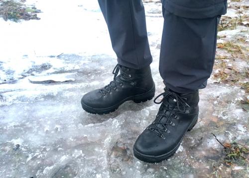 Alpina Tundra. A thorough treatment with shoe polish makes these more black and shiny.
