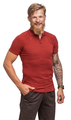 Särmä Polo Shirt, Merino Wool. Length 177 cm, chest 102 cm, shirt size Small.